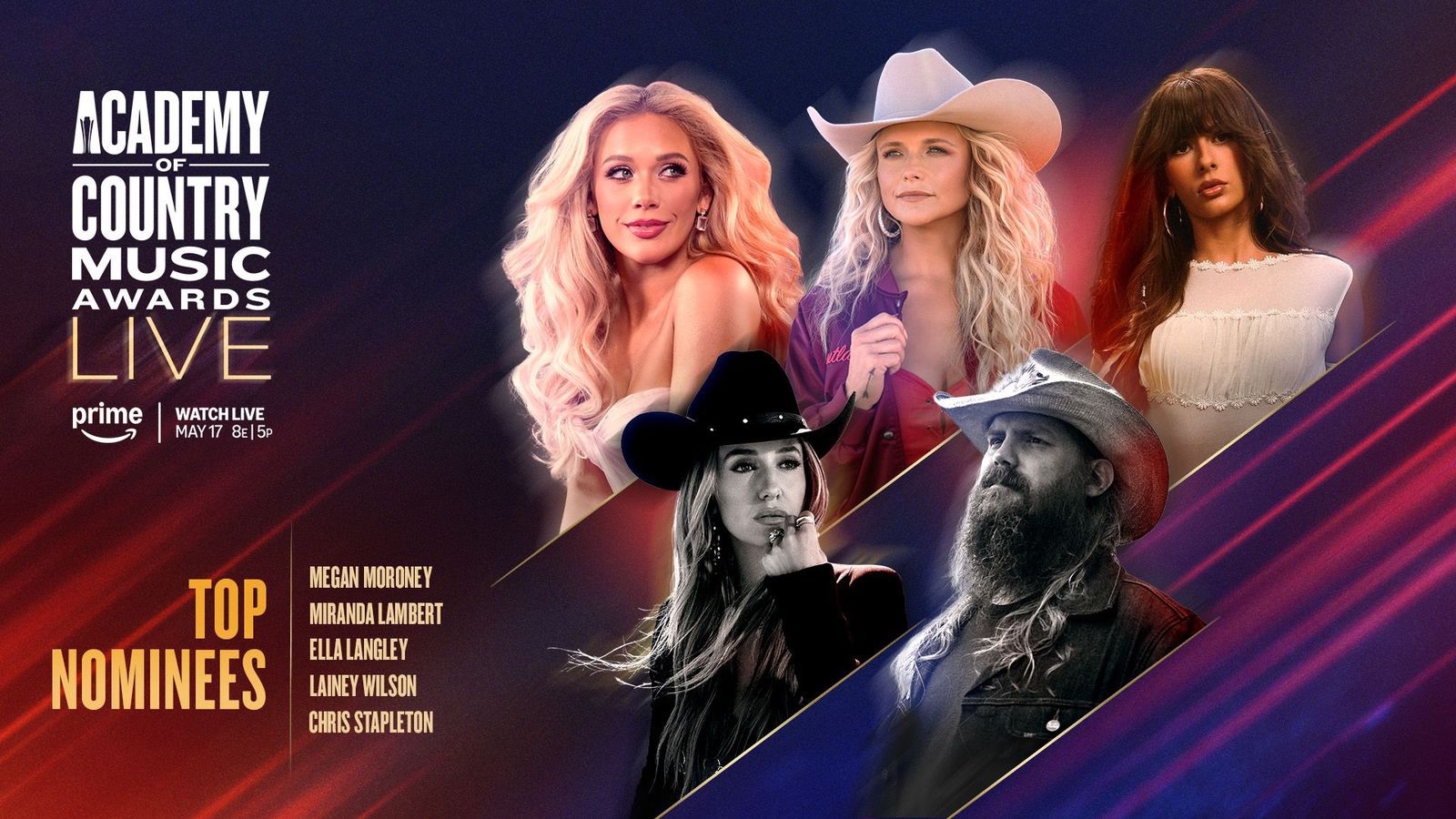 2026 ACM Awards Nominations: Megan Moroney and Miranda Lambert Lead Nominees