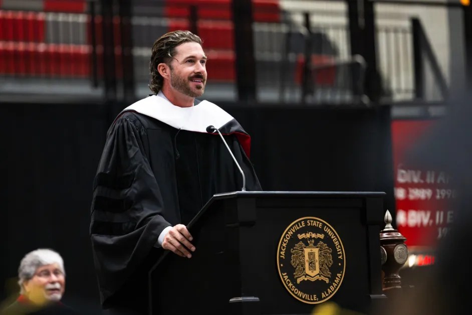 Riley Green Receives Honorary Doctorate From Jacksonville State University